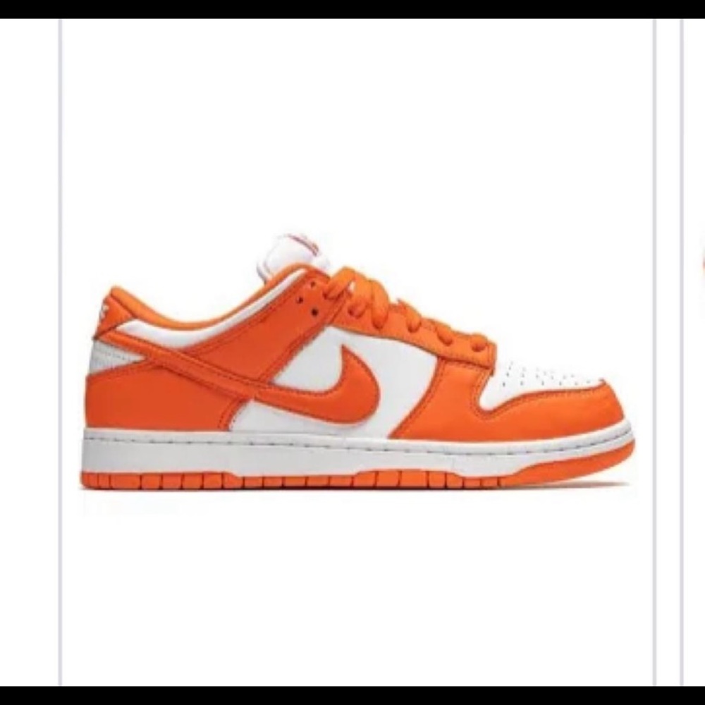 Nike Women's Sneakers - Orange and White